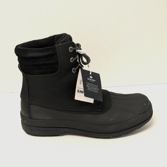Sperry Cold Bay Boots, Black Nylon, Men\'s 9.5 M main image 4